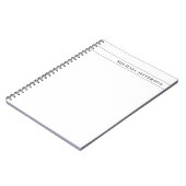 ブラック ホワイト コンサルタント 弁護士 法律 職業 ノートブック (左側)