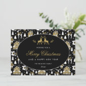 ブラック・ホワイト・ゴールドのウィンターパターン シーズンカード (スタンド正面)