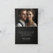 ブラック ホワイト ゴールド フラワーリース 結婚式 感謝 (内部)