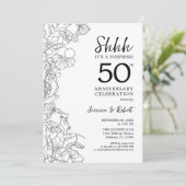 ブラック・ホワイト・サプライズ 50周年記念 招待状 (スタンド正面)