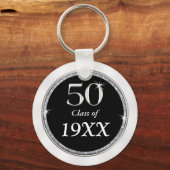 ブラック・ホワイト・シルバー50級懇親会・ギフト キーホルダー (裏面)