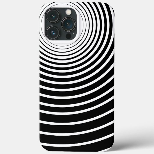 ブラック ホワイト ストライプ iPhoneケース カラーセレクト Case-Mate iPhoneケース (裏面)