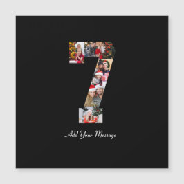 ブラック＆ホワイト ナンバー7 フォト コラージュ