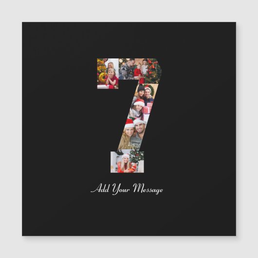 ブラック＆ホワイト ナンバー7 フォト コラージュ (正面)