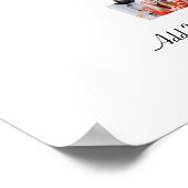 ブラック＆ホワイト ナンバー7 フォト コラージュ ポスター (角)