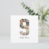 ブラック&ホワイト ナンバー9 フォト コラージュ シーズンカード (スタンド正面)