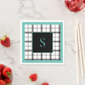 ブラック, ホワイト, プライド, グリーン クラッシック, シック, モダン スタンダードカクテルナプキン (インサイチュ)