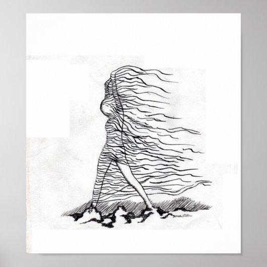 ブラック/ホワイト ポスター (正面)