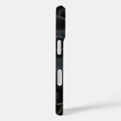 ブラック ホワイト 欠けたジグソーパズルのピース テンプレート Case-Mate iPhoneケース (裏面 / 右)