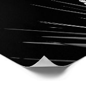 ブラック&ホワイトYucca by LLR ポスター (角)