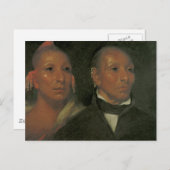 ブラック・ホーク将軍と息子 ポストカード (正面/裏面)