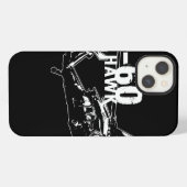 ブラック・ホーク iPhoneケース (裏面横)