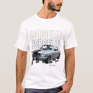 ブラック・ボールド・レトロカーTシャツ Tシャツ
