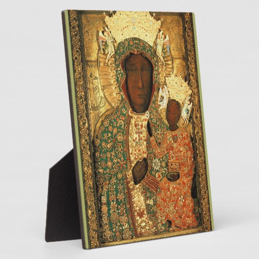 ブラック・マドンナとシストチュワの娘 フォトプラーク (側面)