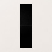 ブラック ミニマリスト 無地 プレミアム ライナン 名刺 (内部フラット)