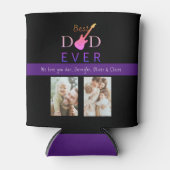 ブラック・ミュージック・ギタ最高のーパパEver Photo Faters Day 缶クーラー (正面)