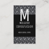 ブラック&メタル名刺4 名刺 (正面)