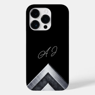ブラック メタル幾何学モノグラム Case-Mate iPhone 14 PROケース