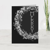ブラック・メリークリスマスにシルバースター シーズンカード (正面)
