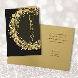 ブラック・メリークリスマスに星を シーズンカード