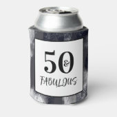 ブラック&モダンホワイト50と素晴らしい誕生日パーティー 缶クーラー (缶裏面)