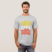 ブラック モダン モチベーション 引用符 スタイリッシュTシャツ Tシャツ (正面フル)