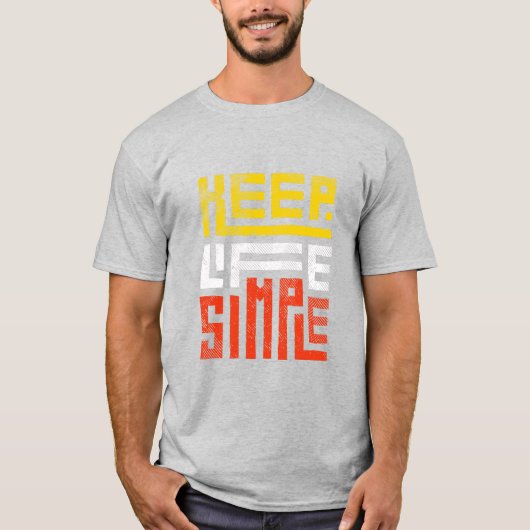 ブラック モダン モチベーション 引用符 スタイリッシュTシャツ Tシャツ (正面)