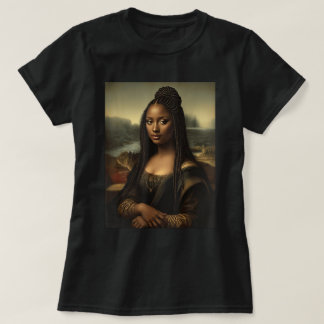 ブラック・モナリザ・アート ブラックヒストリー Tシャツ