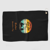 ブラック モノグラム ゴルフ タオル | バチェラー ウィークエンド (横)