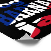 ブラック・ユニオン・ジャックのCockney Rhymingスラング ポスター (角)