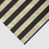 ブラック&ライトゴールデンストライプフォイルルック 薄葉紙 (詳細)