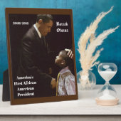 ブラック・ライブズ・マター  バラク・オオバマ フォトプラーク (側面)