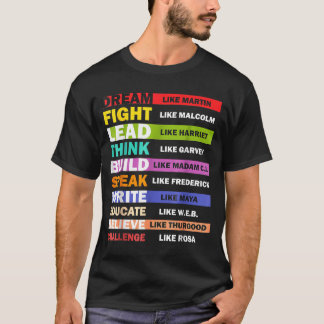 ブラック・ライブズ・マター ブラックリーダー ブラックヒストリー月間 Tシャツ