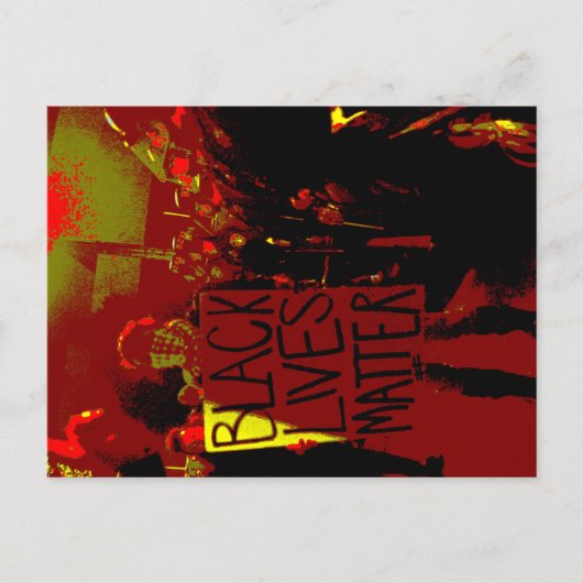 ブラック・ライブズ・マター ポストカード (正面)