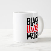 ブラック·ライブズ·マター|平等な権利 ジャンボコーヒーマグカップ (正面右)