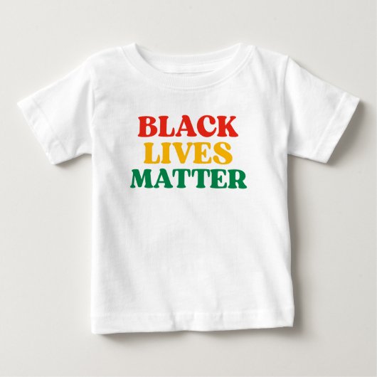 ブラック・ライヴズ・マター ベビーTシャツ (正面)