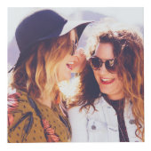 ブラック·ラブはラブ·金ゴールド·紙吹雪-結婚の写真 フォトキューブ (右)