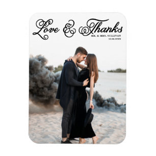 ブラック・ラブ感謝していとスかわいらしト・フォト結婚ズ マグネット