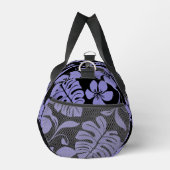 ブラック/ラベンダーのピンクビキニ模様 ダッフルバッグ (右)