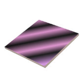 ブラック&ラベンダーストライプ タイル (側面)