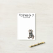 ブラック・ラボの恋人 ポストイット (デスク上)