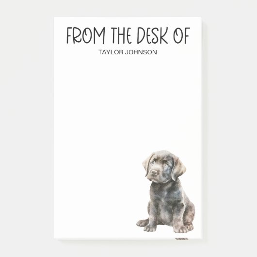 ブラック・ラボの恋人 ポストイット (正面)