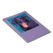 ブラック・ラボ・ノートブック – 「Pinecone」 ノートブック (右側)