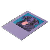 ブラック・ラボ・ノートブック – 「Pinecone」 ノートブック (左側)