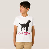 ブラック・ラボ・ママ Tシャツ (正面フル)