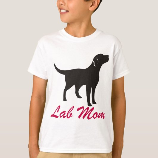 ブラック・ラボ・ママ Tシャツ (正面)