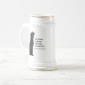 ブラック・ラボv.妻シュタイン ビールジョッキ (正面左)