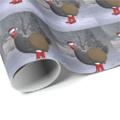 ブラック・ルおもしろいースター・サンタクロース ラッピングペーパー (ロールコーナー)