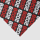 ブラック&レッドの卒業式 薄葉紙 (詳細)