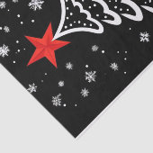 ブラック&レッドクリスマス 薄葉紙 (詳細)